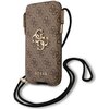 Etui GUESS 4G Big Metal Logo Pouch L 6.7" Brązowy