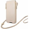 Etui GUESS Saffiano Pouch 6.1" Złoty Seria telefonu Uniwersalny