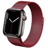 Pasek CRONG Milano Steel do Apple Watch (38/40/41/42mm) Czerwony Materiał Stal nierdzewna