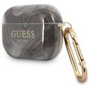 Etui na słuchawki GUESS Marble Collection do Apple AirPods Pro Szary Wodoodporność Nie