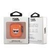 Etui KARL LAGERFELD Choupette Head do Apple AirPods 1/2 Pomarańczowy Kompatybilność Apple AirPods 1 gen