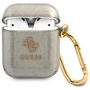 Etui na słuchawki GUESS Colored Glitter do Apple AirPods 1/2 Czarny