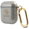 Etui na słuchawki GUESS Colored Glitter do Apple AirPods 1/2 Czarny Wodoodporność Nie