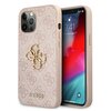 Etui GUESS 4G Big Metal Logo do Apple iPhone 12/12 Pro Różowy