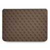 Etui na laptopa GUESS 4G Big Metal Logo Computer Sleeve 13 cali Brązowy Funkcje dodatkowe Chroni przed uderzeniami i wstrząsami