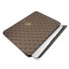 Etui na laptopa GUESS 4G Big Metal Logo Computer Sleeve 13 cali Brązowy Rodzaj zamknięcia Klapka