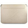 Etui na laptopa GUESS Saffiano Script Computer Sleeve 13 cali Złoty