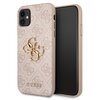 Etui GUESS 4G Big Metal Logo do Apple iPhone 11/Xr Różowy