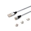 Kabel USB - USB-C Micro Lighting SAVIO CL-156 2 m Typ USB - Lightning