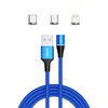 Kabel USB - USB-C Micro Lighting SAVIO CL-157 2 m