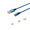 Kabel USB - USB-C Micro Lighting SAVIO CL-157 2 m Typ USB - Micro USB