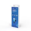 Kabel USB - USB Typ-C/Micro USB/Lighting SAVIO CL-157 2 m Niebieski Typ USB-A - Lightning