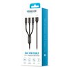 Kabel USB - USB-C/Lightning/Micro USB FOREVER 1,2 m Długość [m] 1.2