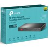 Switch TP-LINK TL-SG1210MP Gigabit Ethernet, 10 portów, Funkcja PoE Całkowita liczba portów 10
