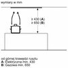 Okap BOSCH DBB67AM60 Czarny 749m3/h 63dB klasa B Wyposażenie Instrukcja obsługi w języku polskim