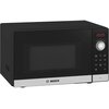 Kuchenka mikrofalowa BOSCH FFL023MS2 Serie 2 800W średnica 27 cm pojemność 20L Hydroliza QuickStart Czarno-srebrny Sterowanie Elektroniczne