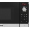 Kuchenka mikrofalowa BOSCH FFL023MS2 Serie 2 800W średnica 27 cm pojemność 20L Hydroliza QuickStart Czarno-srebrny Wymiary (GxSxW) [cm] 34.5 x 44.2 x 26