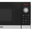 Kuchenka mikrofalowa BOSCH FEL023MS2 Serie 2 800W średnica 27 cm pojemność 20L Grill Hydroliza QuickStart Czarno-srebrny Sterowanie Elektroniczne