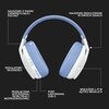 Słuchawki LOGITECH G435 Biały Aktywna redukcja szumów Tak