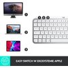 Klawiatura LOGITECH MX Keys Mini For Mac Jasnoszary Podświetlenie Tak