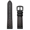 Pasek TECH-PROTECT Leather do Samsung Galaxy Watch 4/5/5 Pro/6 Czarny Kolor Czarny