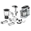 Robot kuchenny planetarny BOSCH MUM9B34S27 Optimum 1400W z blenderem kielichowym, maszynką do mięsa + zestaw do makaronu BOSCH MUZ9PP1 do robotów Optimum MUM9