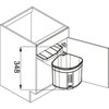 Sortownik odpadów FRANKE Sorter Mini 121.0176.518 17.5L Materiał Tworzywo sztuczne