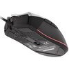 Czarna mysz optyczna z czerwonym akcentem, widoczna od spodu, z napisem: "Genesis Optical Gaming Mouse Model: Krypton 290". Na powierzchni znajdują się symbole certyfikacji CE, logo Genesis oraz inne oznaczenia techniczne.
