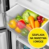 Lodówka MIDEA MDRF632FGF22 Side by Side No frost 177.5cm Czarna Kolor producenta Czarny