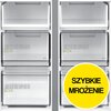 Lodówka MIDEA MDRF632FGF22 Side by Side No frost 177.5cm Czarna Kolor / wykończenie frontu Czarny