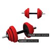 Sztanga HMS SGGX20 (21 kg) Zawartość zestawu 4 obciążenia 1.25 kg