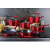 Patelnia wok BERLINGER HAUS Burgundy Metallic Line BH/1267N 28 cm Możliwość mycia w zmywarce Nie