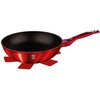 Patelnia wok BERLINGER HAUS Burgundy Metallic Line BH/1267N 28 cm Ilość elementów 1