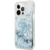 Etui GUESS 4G Big Liquid Glitter do Apple iPhone 13 Pro Niebieski Dominujący kolor Niebieski