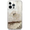 Etui GUESS 4G Big Liquid Glitter do Apple iPhone 13 Pro Max Złoty Kompatybilność Apple iPhone 13 Pro Max