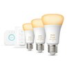 Inteligentna żarówka LED PHILIPS HUE 929002468403 8W E27 Bluetooth, ZigBee (3 szt.) + mostek Bridge Nowa klasa efektywności energetycznej F