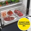 Lodówka HAIER HFW7720ENMB Side by Side No frost 200.6cm Czarna Funkcje Komora zero, Sterowanie smartfonem, Szybkie chłodzenie, Szybkie zamrażanie
