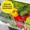 Lodówka HISENSE RB440N4GBE No frost 200.4cm Czarna (szkło) Licowane drzwi Szuflada z niższą temperaturą Położenie zamrażarki Na dole