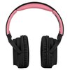 Słuchawki nauszne XMUSIC BTH106B Czarno-różowy Transmisja bezprzewodowa Bluetooth