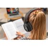 Słuchawki nauszne XMUSIC BTH106B Czarno-różowy Aktywna redukcja szumów (ANC) Nie