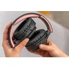 Słuchawki nauszne XMUSIC BTH106B Czarno-różowy Aktywna redukcja szumów (ANC) Nie