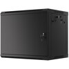 Szafa RACK LANBERG 19" 9U WF01-6409-00B 600 x 450 mm, Wisząca Czarny Głębokość [mm] 450