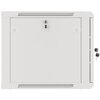 Szafa RACK LANBERG 19" 9U WF01-6609-00S 600 x 600 mm, Wisząca Szary Przeszklone drzwi Nie