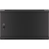 Szafa RACK LANBERG 19" 6U WF01-6406-00B 600 x 450 mm, Wisząca Czarny