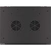 Szafa RACK LANBERG 19" 6U WF01-6406-00B 600 x 450 mm, Wisząca Czarny Przeszklone drzwi Nie