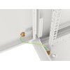 Szafa RACK LANBERG 19" 6U WF01-6606-00S 600 x 600 mm, Wisząca Szary Otwierane panele boczne Tak