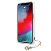 Etui GUESS 4G Big Logo Charms do Apple iPhone 13 mini Przezroczysty Dominujący kolor Przezroczysty
