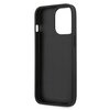 Etui GUESS Saffiano Strap do Apple iPhone 13 Pro Czarny Dominujący kolor Czarny