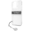 Etui GUESS 4G Stripe Grey Charm do Apple iPhone 13 Pro Przezroczysty Typ Etui nakładka