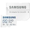 Karta pamięci SAMSUNG Evo Plus microSDXC 512GB + Adapter Adapter w zestawie Tak